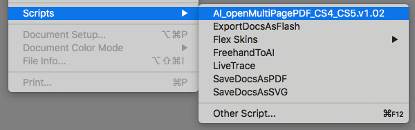 open multi page pdf in illustrator cc script download