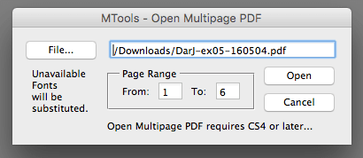 open multi page pdf illustrator cs6 script free download